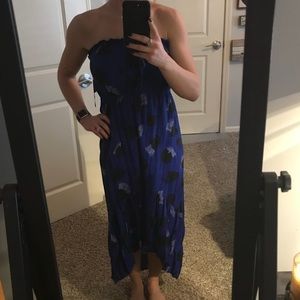 Hi-Lo Strapless Maxi